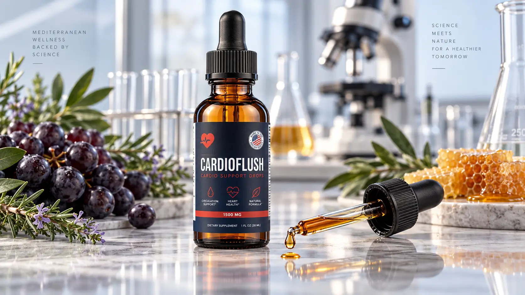 CardioFlush Sublingual Formula Bottle